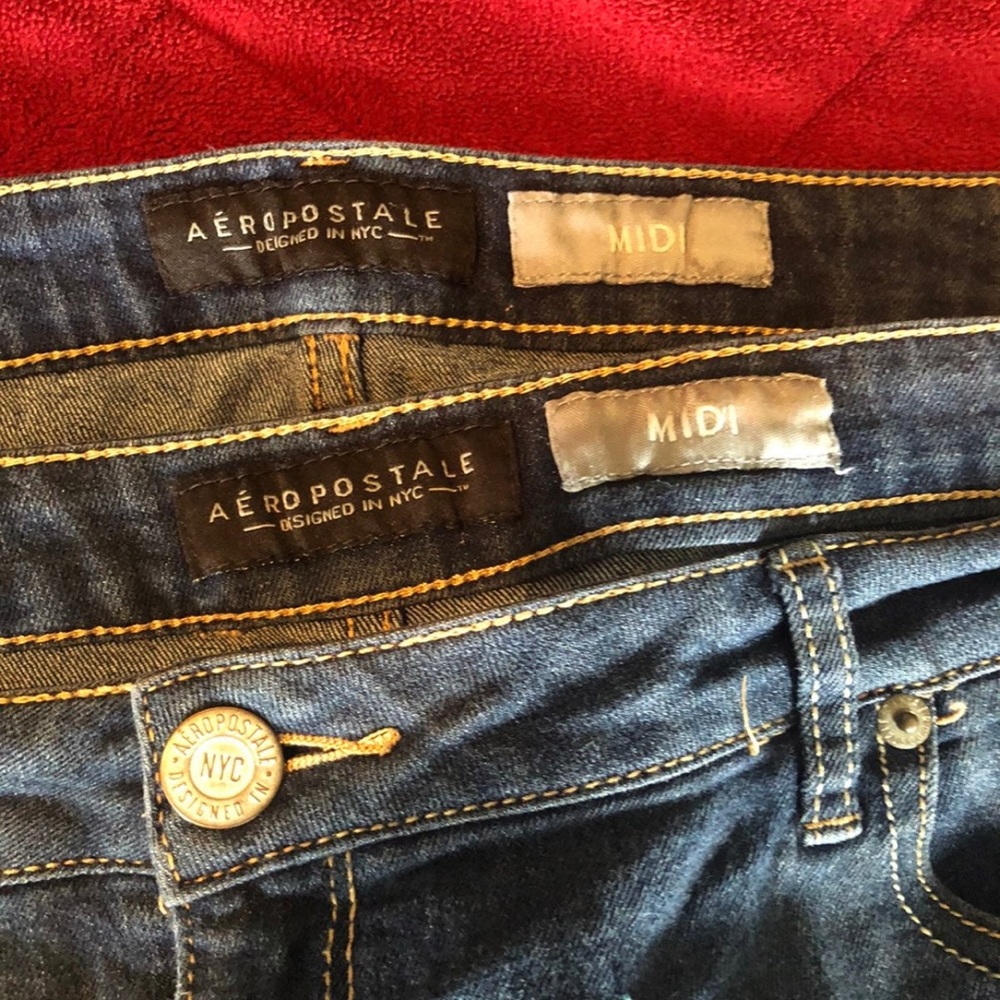 Aeropostale lot of 2 Jean shorts - Picture 4 of 4